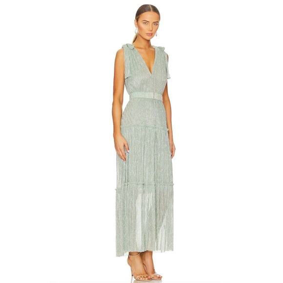 Sabina Musayev X Revolve Sleeveless Helena Dress in Sage Size M - Picture 2 of 10